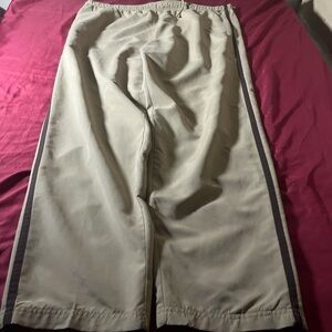 Adolfo Tan and Black Joggers Sweatpants